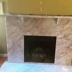 Beautiful Premium White Carrara Custom Fireplace in North Arlington, NJ