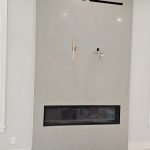 Enduring Custom Quartz Fireplace in Englewood, NJ