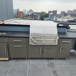 Black Leather Granite Bar in Hoboken, NJ