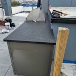 Black Leather Granite Bar in Hoboken, NJ