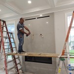 Custom Quartz Fireplace in Englewood, NJ